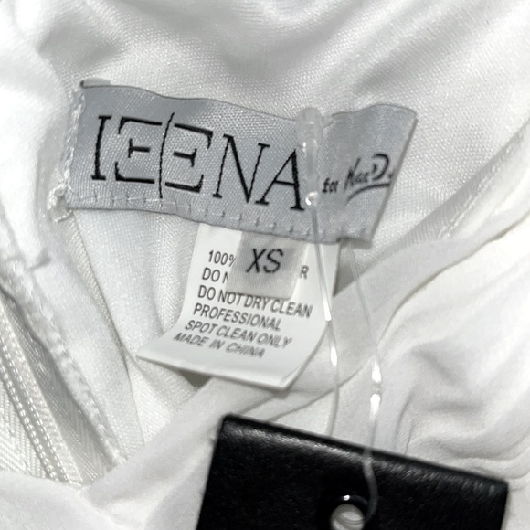 Mac Duggal NWT Chiffon Cross Ruched Top  Full Tiered length Wide Leg Jumpsuit XS - Picture 6 of 9